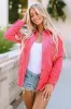 Pink Buttoned Flap Pocket Corduroy Jacket sold by Beagle Boutique