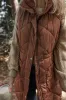 Coffee Longline Quilted Stand Collar Puffer Vest sold by Beagle Boutique
