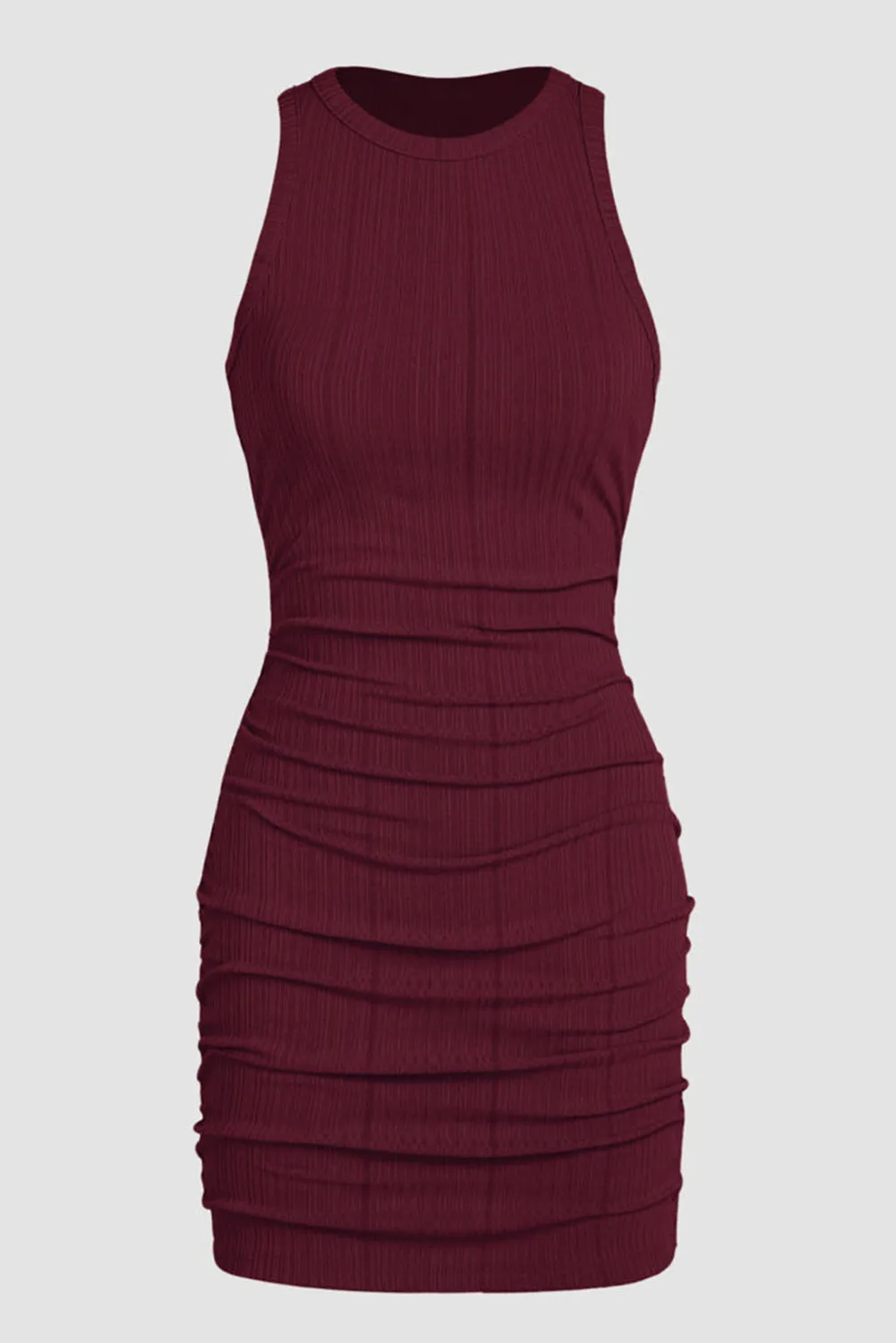 Red Dahlia Ruched Sleeveless Bodycon Dress sold by Beagle Boutique product image thumbnail 2