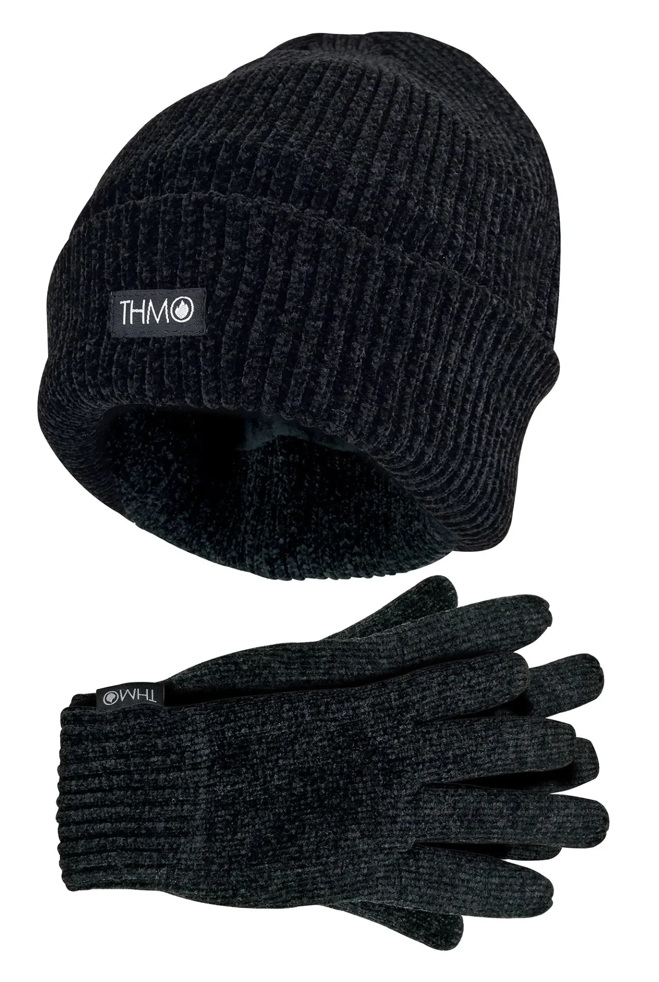 Ladies Thinsulate Chenille Hat & Gloves Set sold by Beagle Boutique product image thumbnail 4