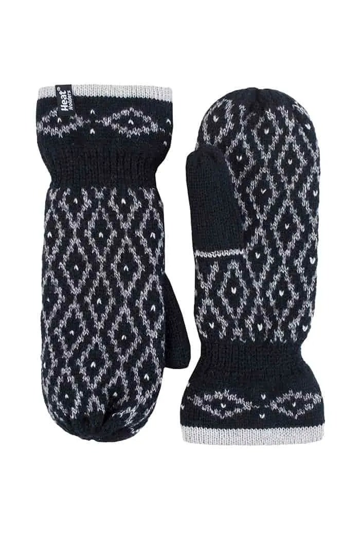 Ladies Fleece Lined Insulated Winter Mittens sold by Beagle Boutique product image thumbnail 5
