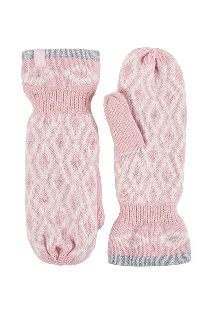 Ladies Fleece Lined Insulated Winter Mittens sold by Beagle Boutique product image thumbnail 2