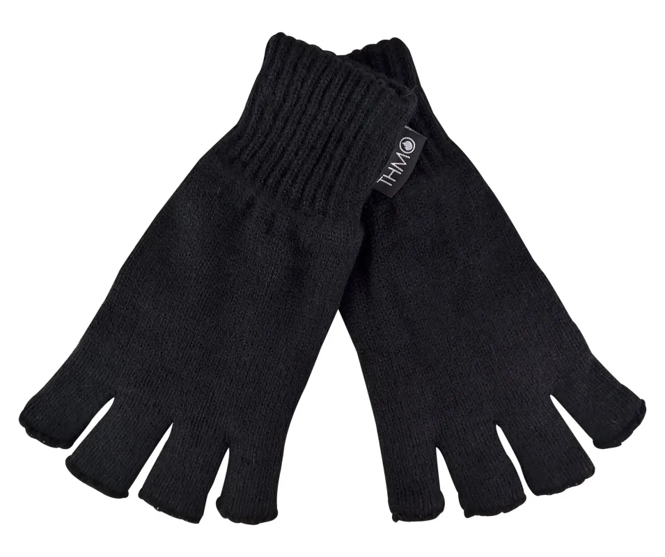 Ladies Fleece Lined Thermal Fingerless Gloves sold by Beagle Boutique
