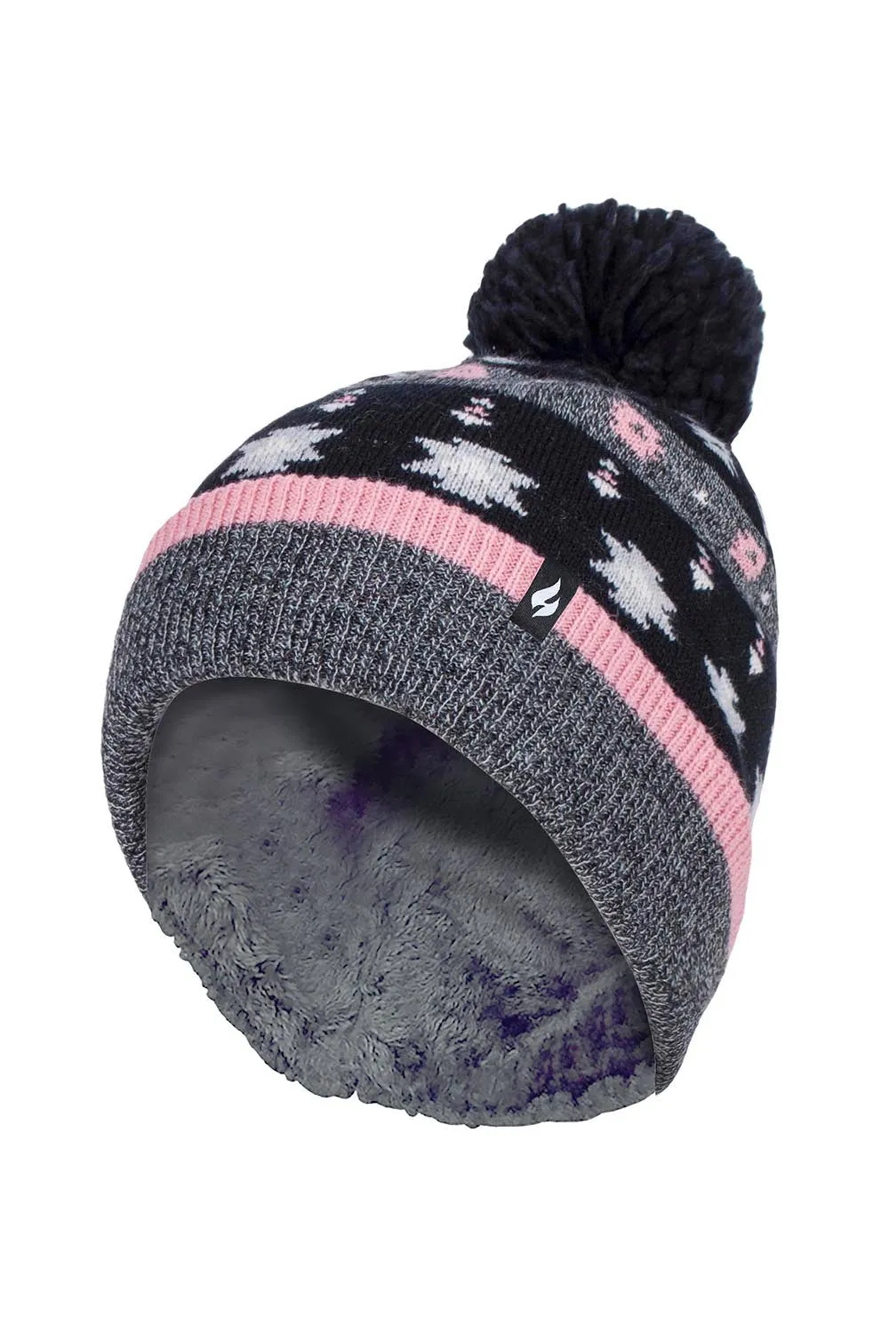 Ladies Thermal Winter Pom Pom Hat sold by Beagle Boutique product image thumbnail 3