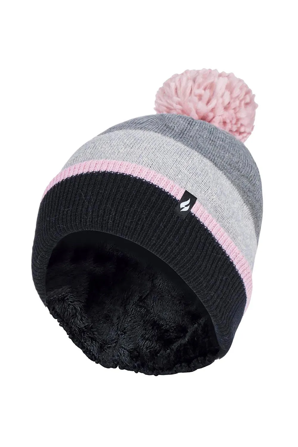 Ladies Thermal Winter Pom Pom Hat sold by Beagle Boutique product image thumbnail 2