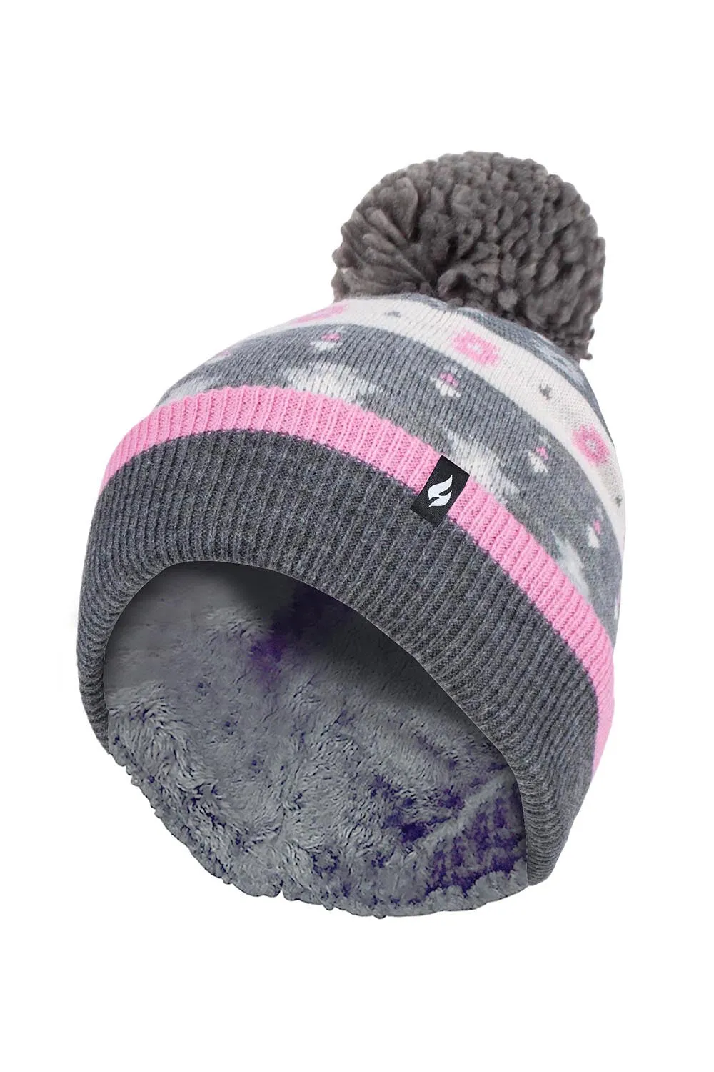 Ladies Thermal Winter Pom Pom Hat sold by Beagle Boutique product image thumbnail 4