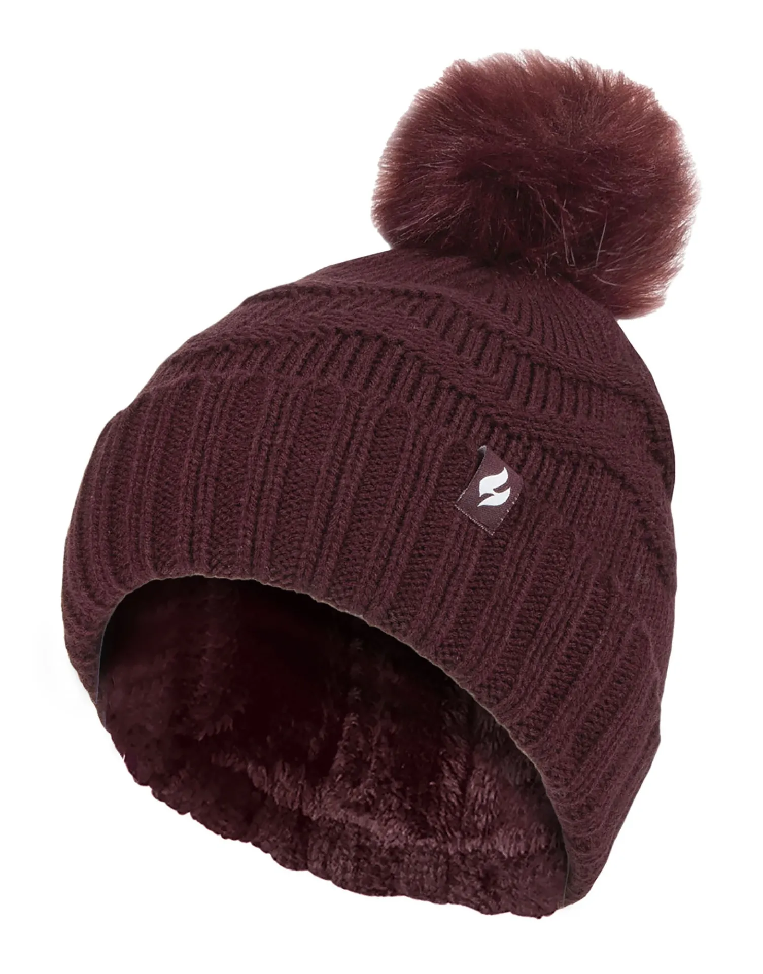 Ladies Winter Fur Pom Pom Beanie Hat sold by Beagle Boutique product image thumbnail 2