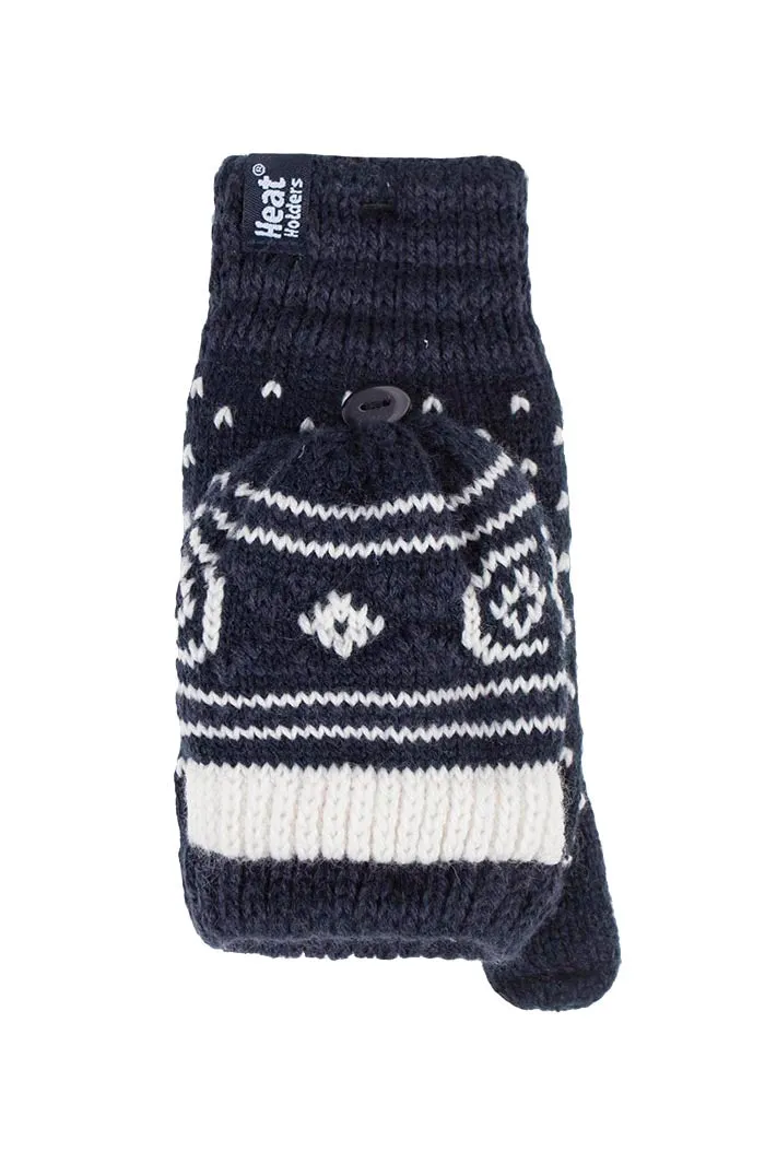Ladies Fairisle Patterned Thermal Converter Gloves sold by Beagle Boutique product image thumbnail 3