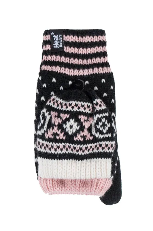 Ladies Fairisle Patterned Thermal Converter Gloves sold by Beagle Boutique
