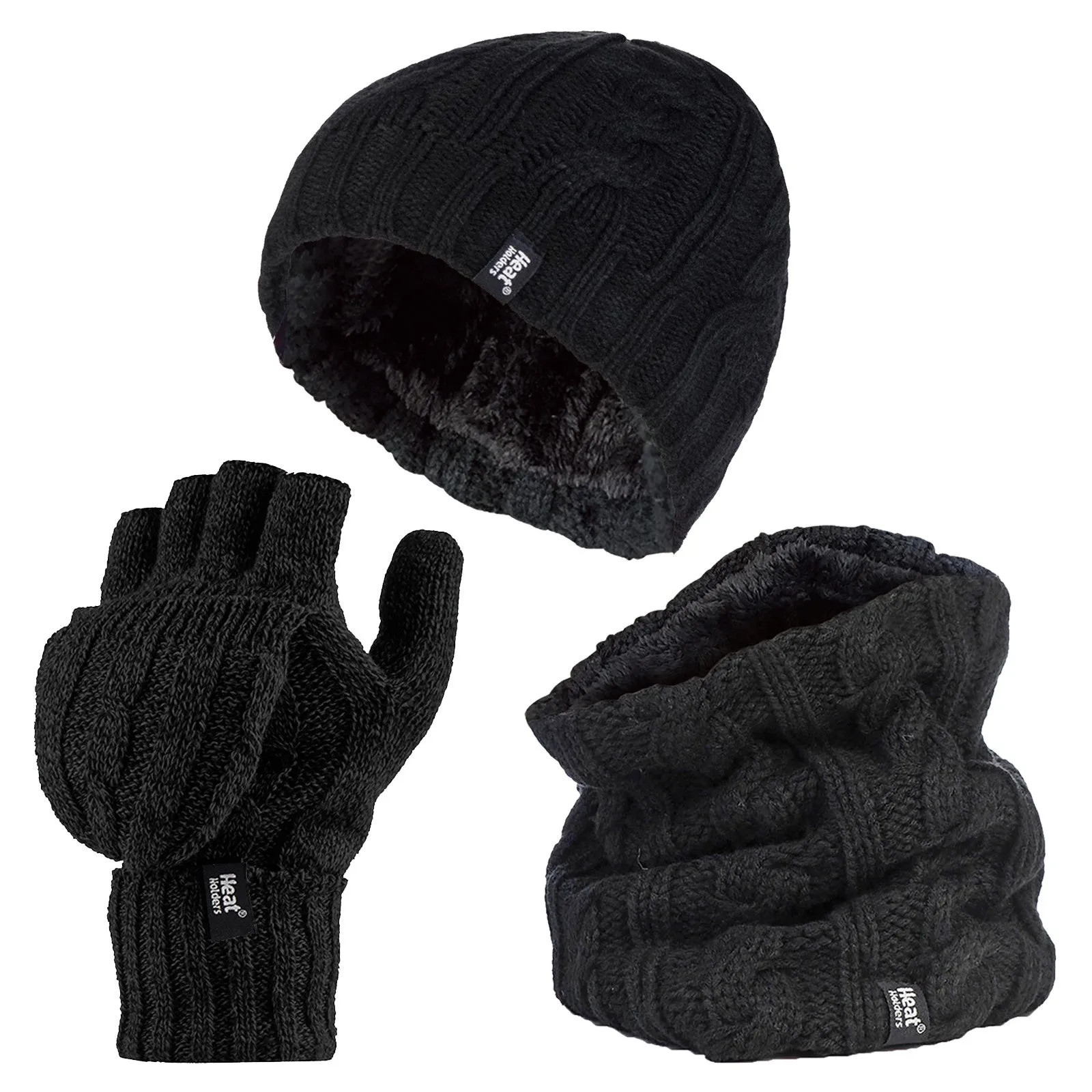 Womens Hat, Neck Warmer Gloves set sold by Beagle Boutique product image thumbnail 2