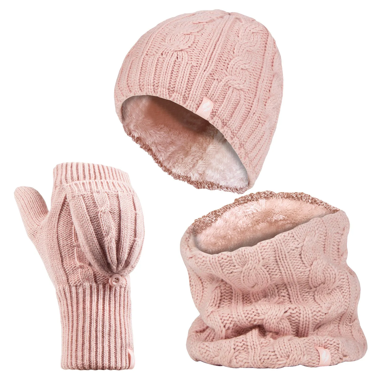 Womens Hat, Neck Warmer Gloves set sold by Beagle Boutique product image thumbnail 5