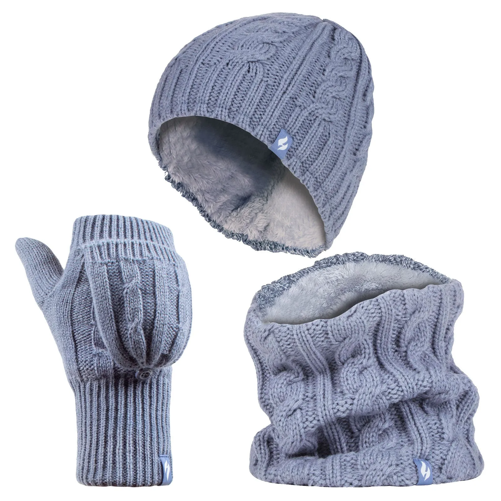 Womens Hat, Neck Warmer Gloves set sold by Beagle Boutique product image thumbnail 4