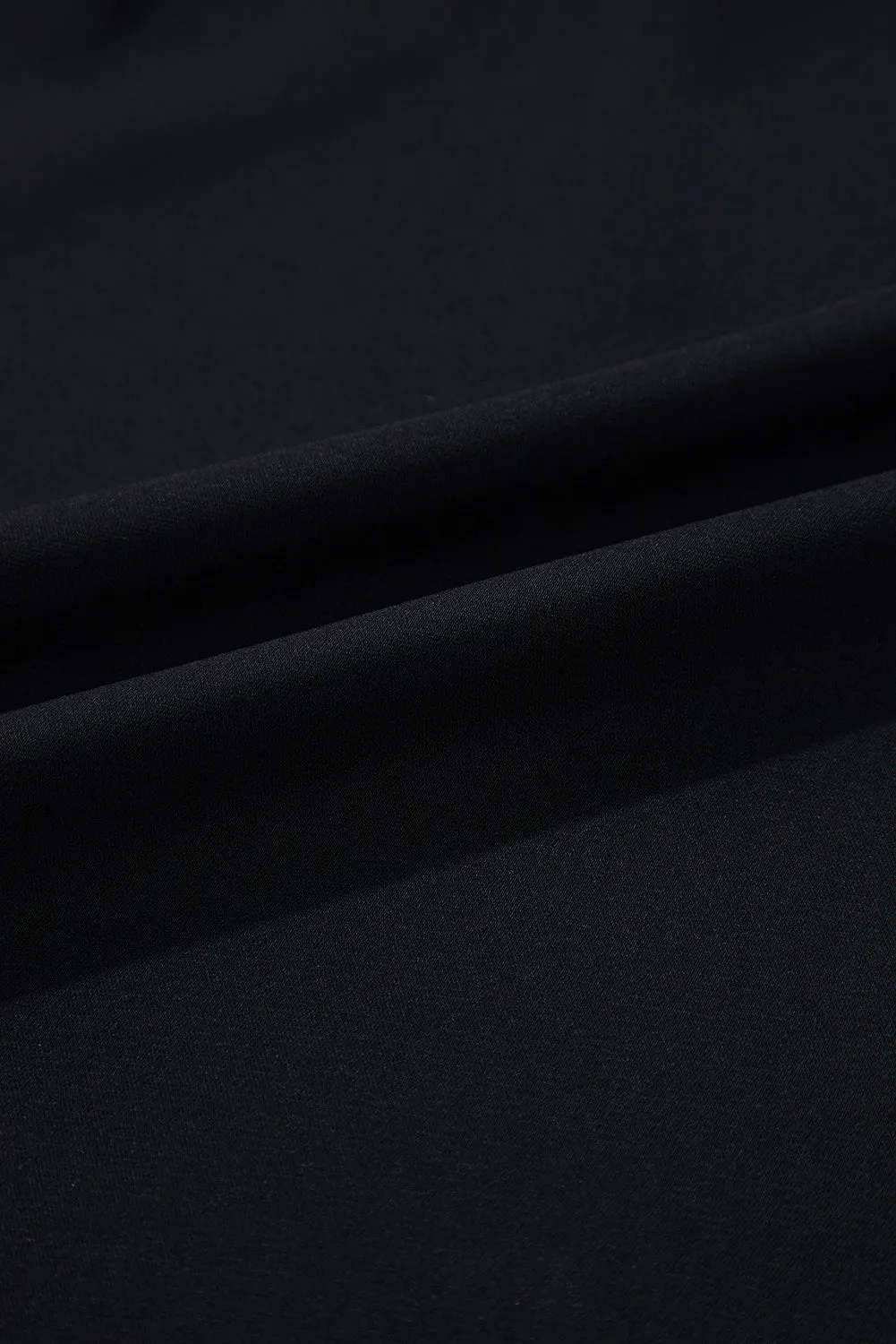 Black Cold Shoulder Bishop Sleeve Blouse sold by Beagle Boutique product image thumbnail 4