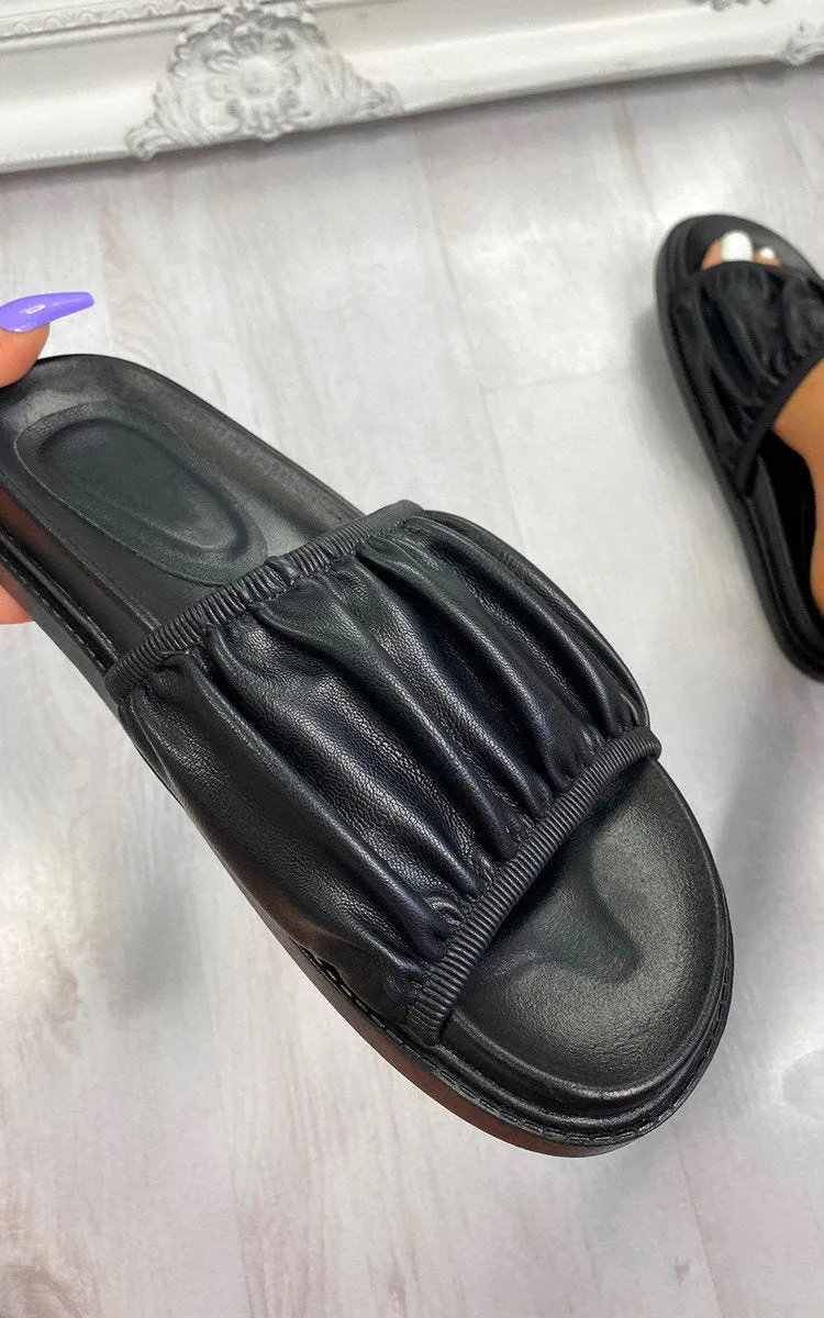 Ruched Slider sold by Beagle Boutique product image thumbnail 3