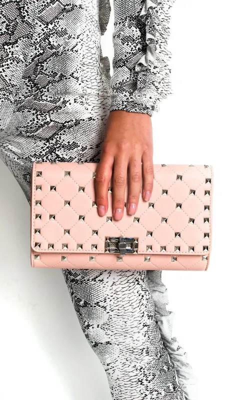 Studded Clutch Bag sold by Beagle Boutique