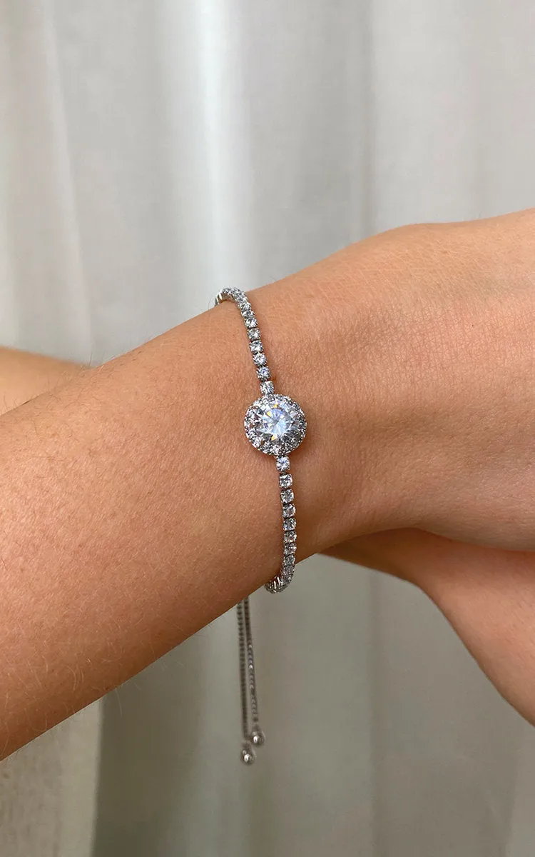 Diamante Solitaire Bracelet sold by Beagle Boutique product image thumbnail 2