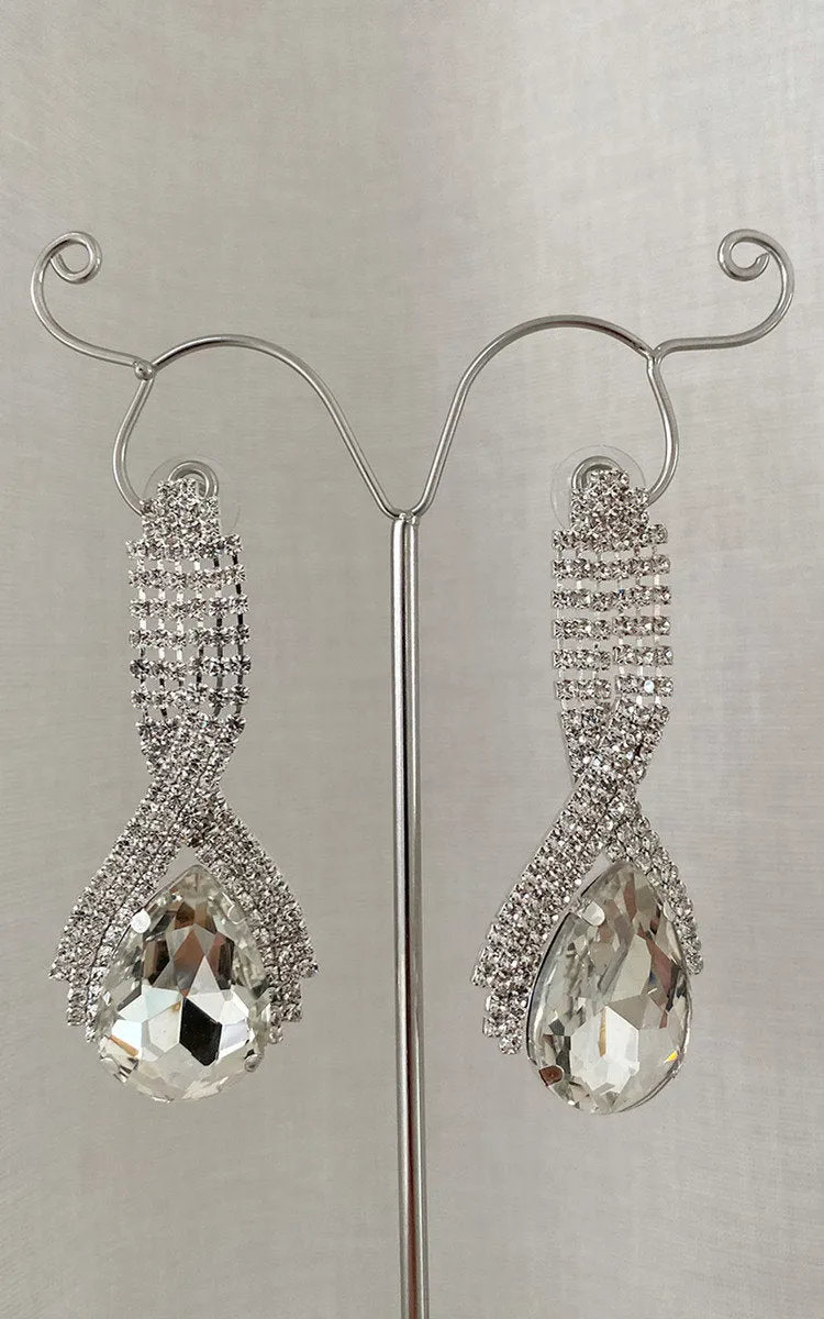 Diamante Drop Earrings sold by Beagle Boutique
