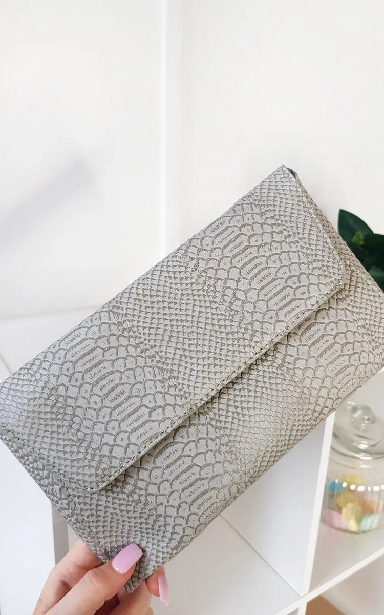 Faux Leather Envelope Clutch Bag sold by Beagle Boutique product image thumbnail 3