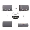 LH1756 - Miss Lulu Leather Look Envelope Clutch Bag - Grey sold by Beagle Boutique