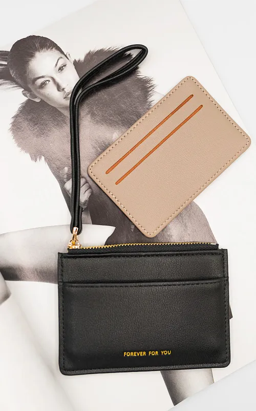 Faux Leather Side Zip Card Holder sold by Beagle Boutique