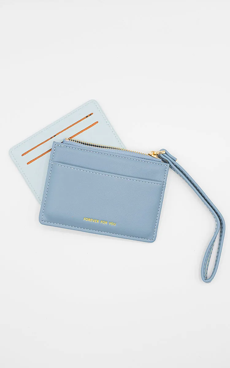Faux Leather Side Zip Card Holder sold by Beagle Boutique product image thumbnail 3