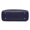 LT1726 - Miss Lulu Textured PU Leather Medium Size Classic Tote Bag Shoulder Bag Navy sold by Beagle Boutique