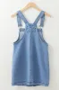 Dusk Blue Pocketed Adjustable Straps Denim Overall Dress sold by Beagle Boutique