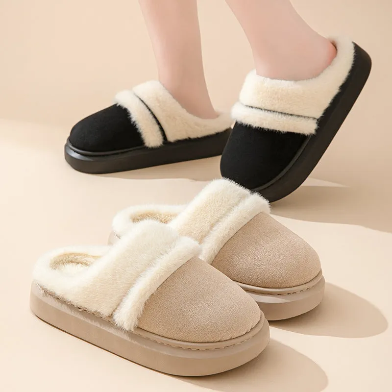 Slippers For Women Thick Bottom Non-slip Plush sold by Beagle Boutique product image thumbnail 4