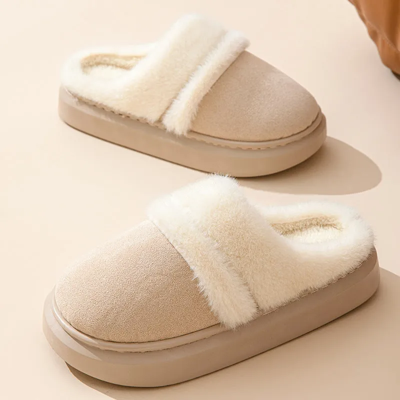 Slippers For Women Thick Bottom Non-slip Plush sold by Beagle Boutique product image thumbnail 2