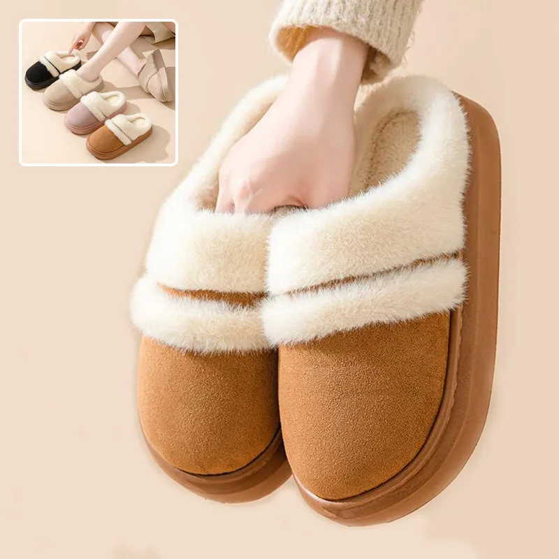 Slippers For Women Thick Bottom Non-slip Plush sold by Beagle Boutique
