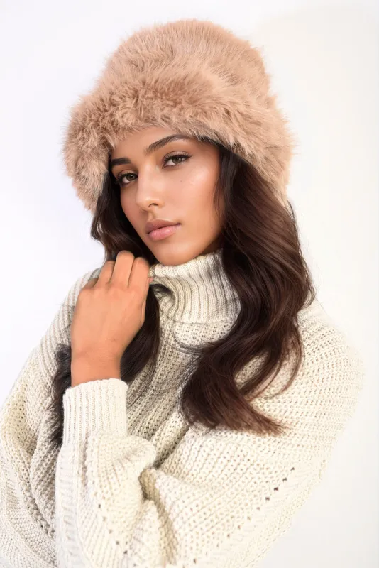Fluffy Faux Fur Winter Hat sold by Beagle Boutique