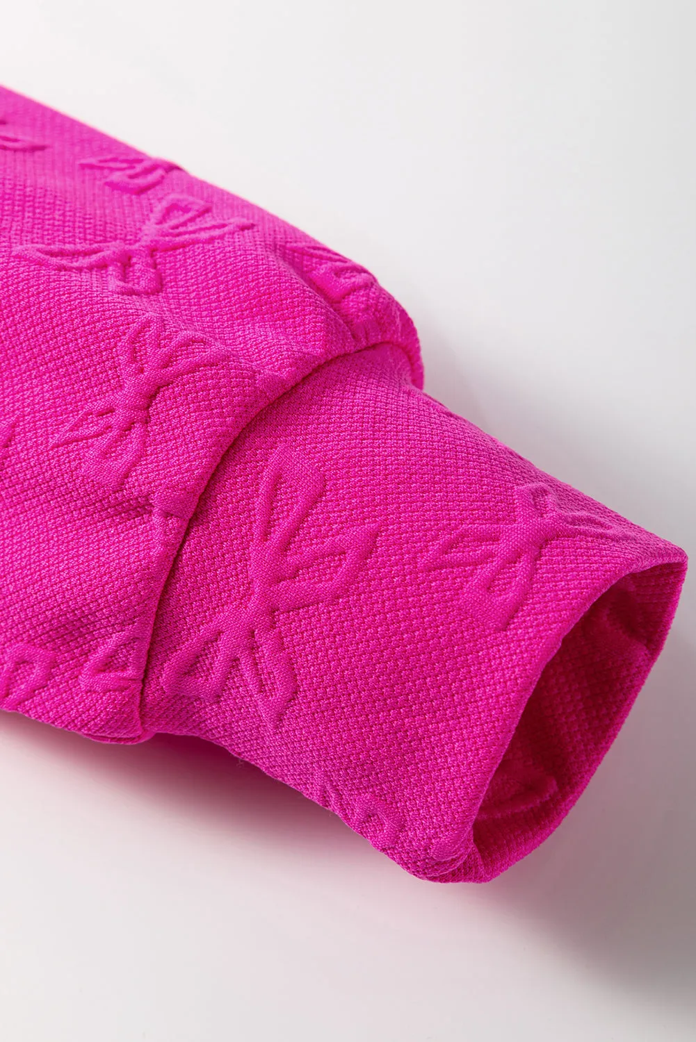 Rose Red Jacquard Textured Quarter Zipper Shift Mini Dress sold by Beagle Boutique product image thumbnail 5