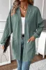 Canton Textured Knit Side Pockets Open Front Cardigan sold by Beagle Boutique