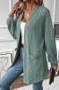 Canton Textured Knit Side Pockets Open Front Cardigan sold by Beagle Boutique