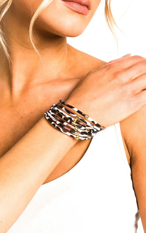 Leopard Print Bracelet sold by Beagle Boutique