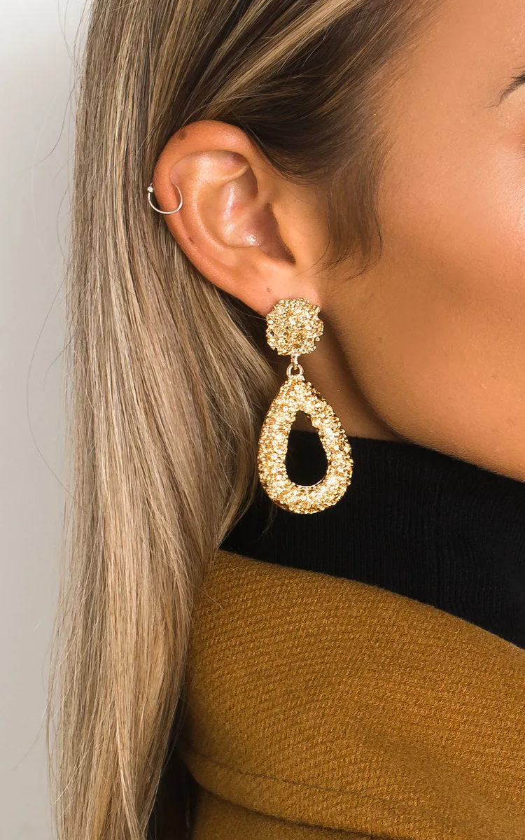 Statement Tear Drop Earrings sold by Beagle Boutique