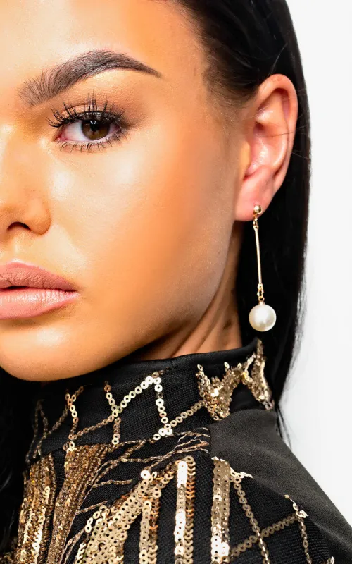 Pearl Drop Earrings sold by Beagle Boutique