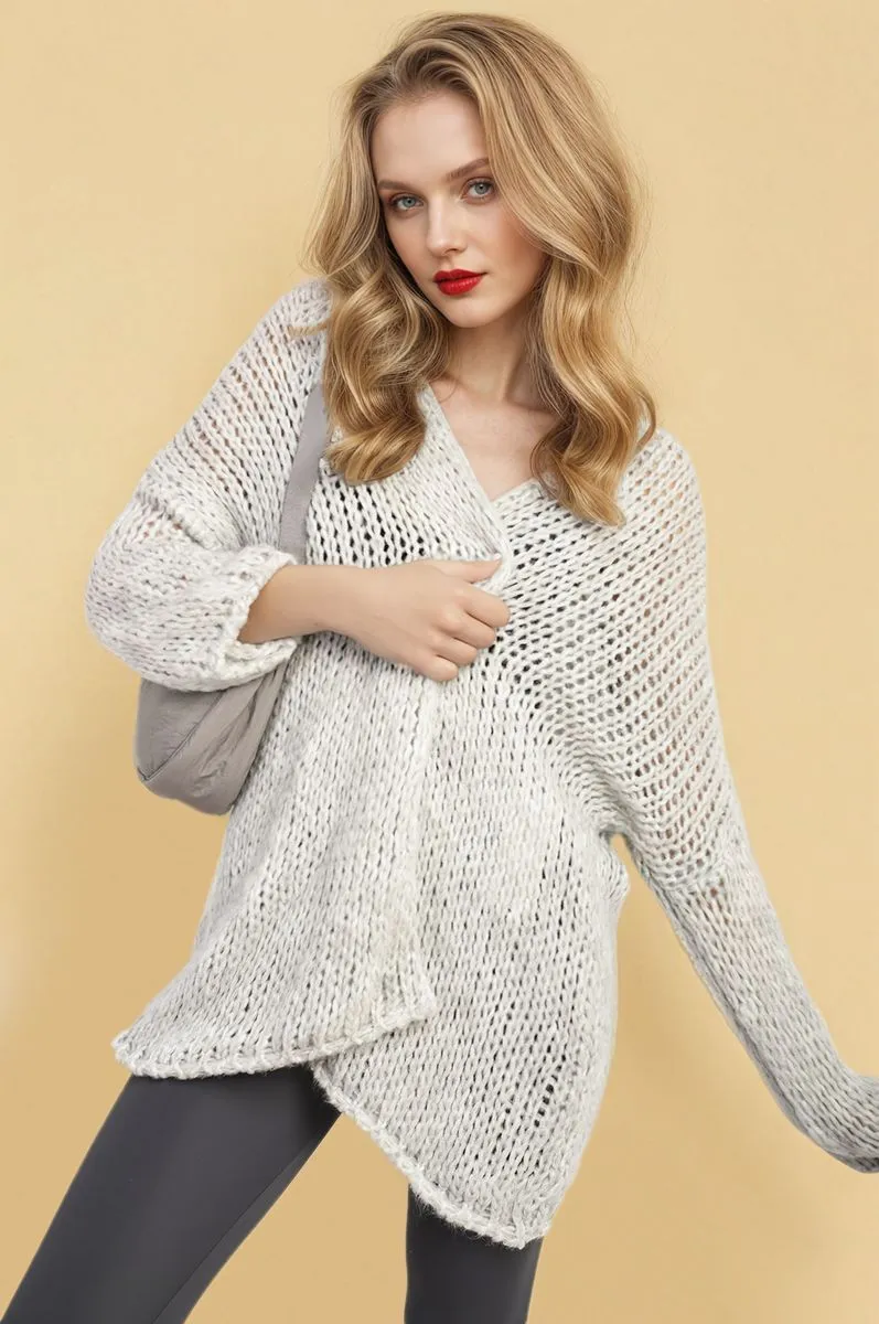 Chunky Long Sleeve Knitted Cardigan sold by Beagle Boutique product image thumbnail 5