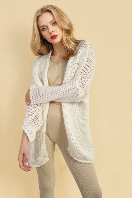 Chunky Long Sleeve Knitted Cardigan sold by Beagle Boutique