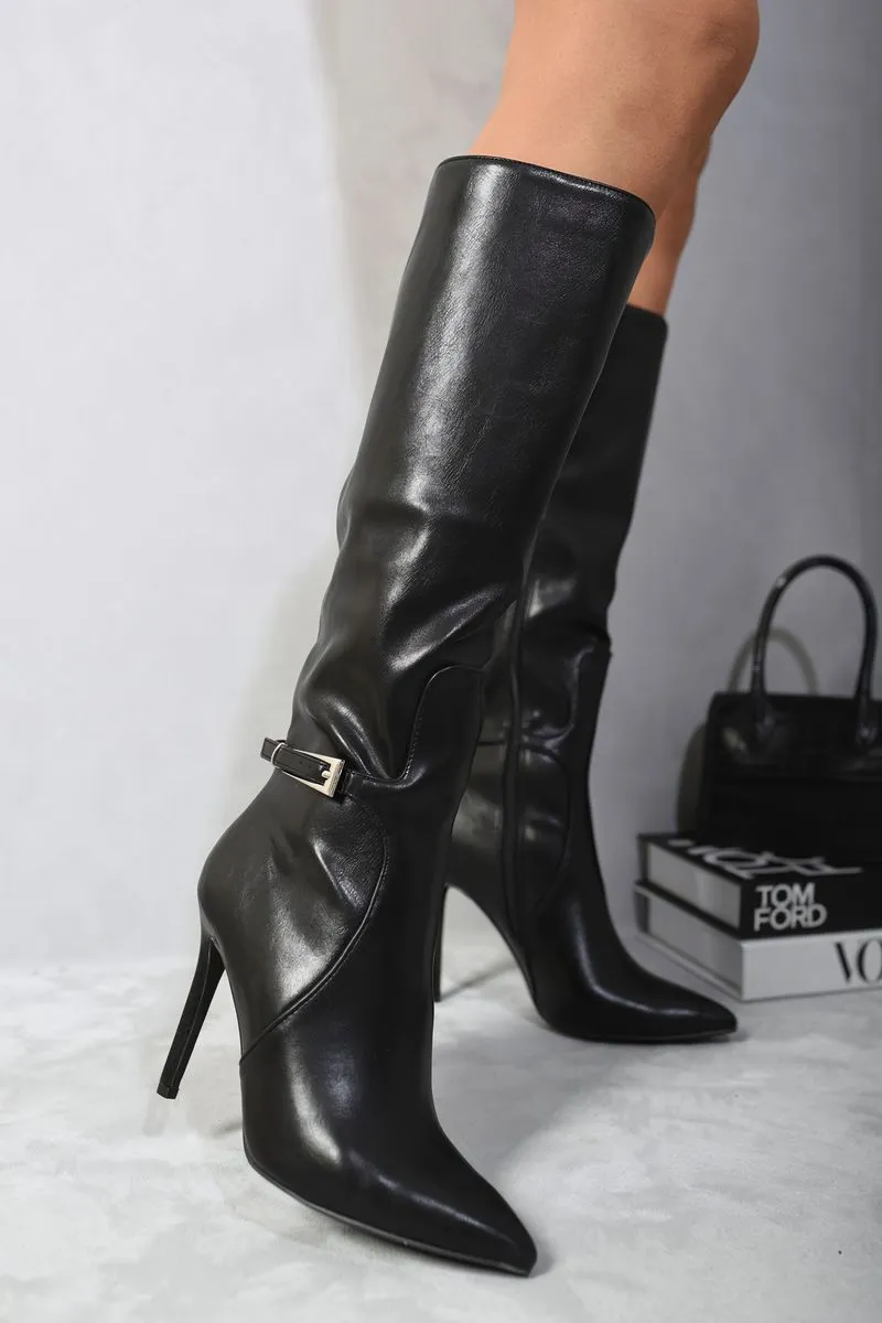 Side Zip Stiletto Boots sold by Beagle Boutique product image thumbnail 5