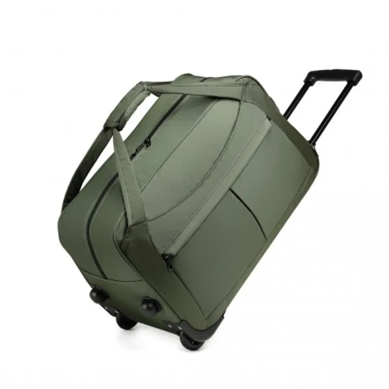 EQ2235 - Kono Foldable Large Capacity Trolley Travel Bag - Green sold by Beagle Boutique