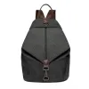 EB2044 - Kono Fashion Anti-Theft Canvas Backpack - Black sold by Beagle Boutique