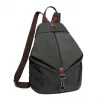 EB2044 - Kono Fashion Anti-Theft Canvas Backpack - Black sold by Beagle Boutique