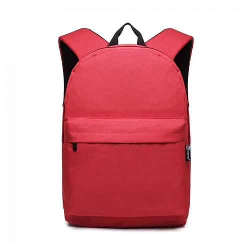 E1930 - Kono Durable Polyester Everyday Backpack With Sleek Design - Red sold by Beagle Boutique product image thumbnail 2