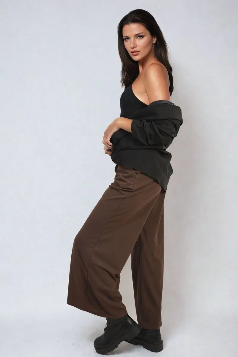 Belted High Waist Wide Leg Trouser sold by Beagle Boutique product image thumbnail 5