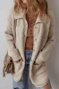 Jet Stream Collared Drop Shoulder Button Up Cardigan with Pocket sold by Beagle Boutique