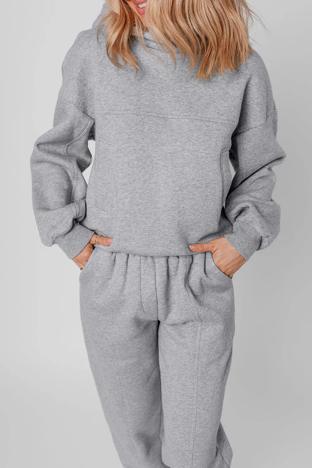 Exposed Seams Hoodie and Joggers Activewear Co-ord Set sold by Beagle Boutique product image thumbnail 3