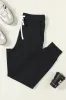 Black Drawstring Waist Pocketed Joggers sold by Beagle Boutique