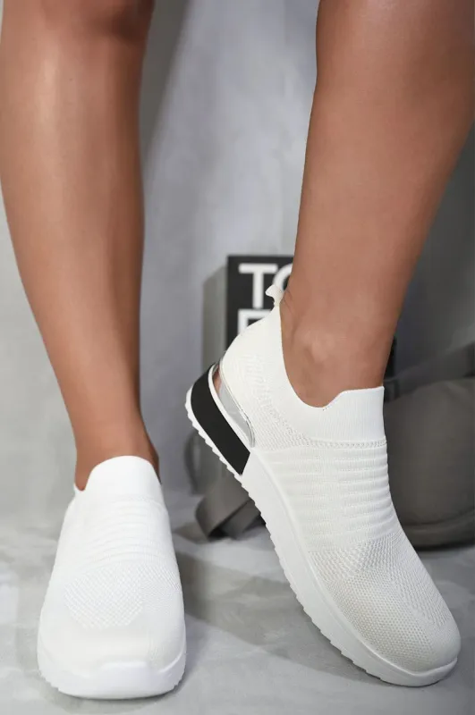 Slip On Sock Wedge Trainers sold by Beagle Boutique