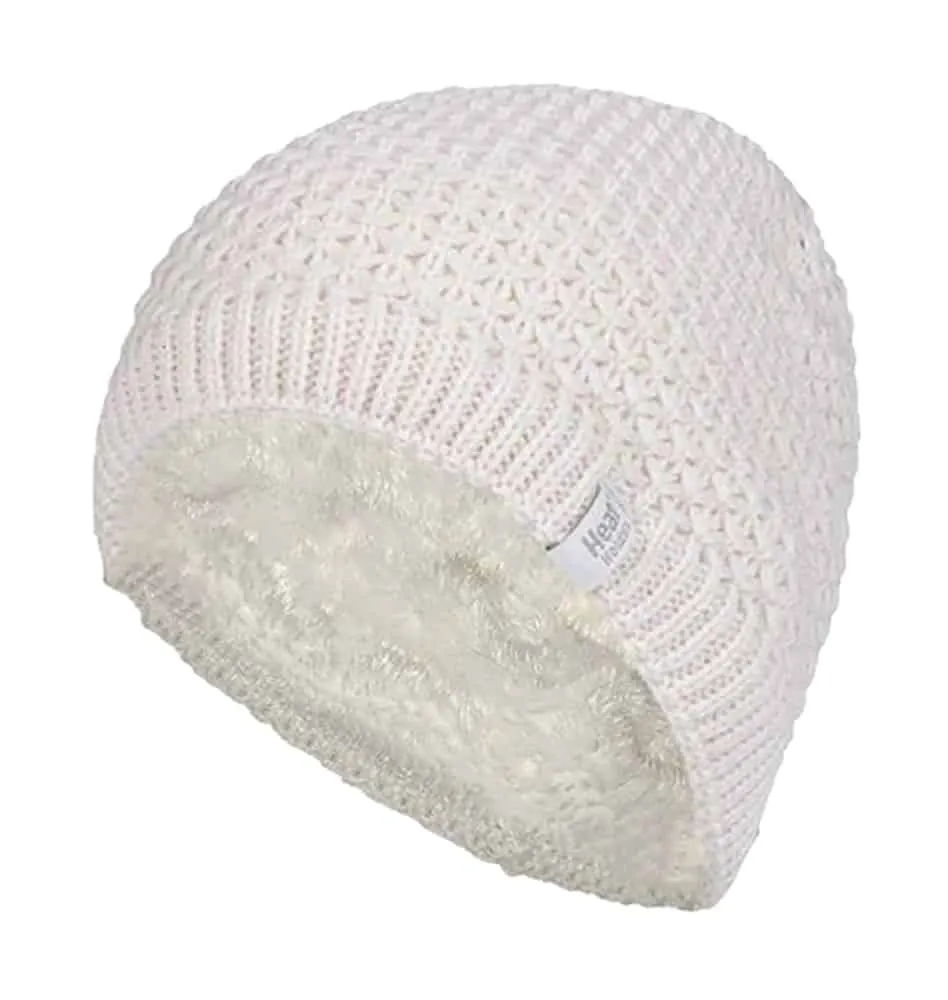 Ladies Knit Fleece Lined Thermal Beanie Hat sold by Beagle Boutique product image thumbnail 2